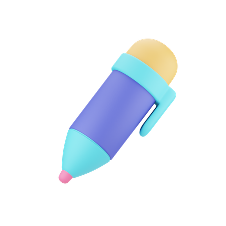 Stylo  3D Icon