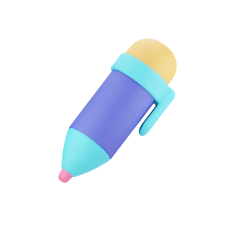 Stylo  3D Icon