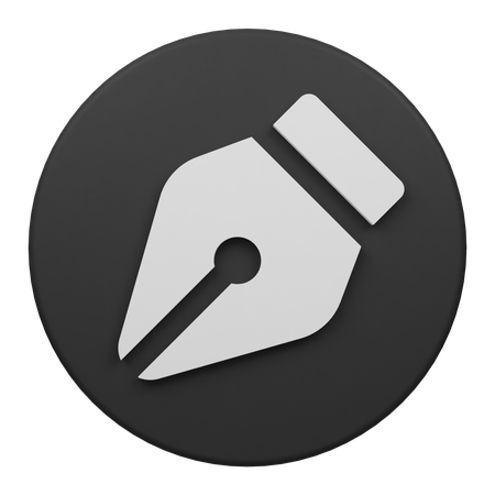 Stylo  3D Icon