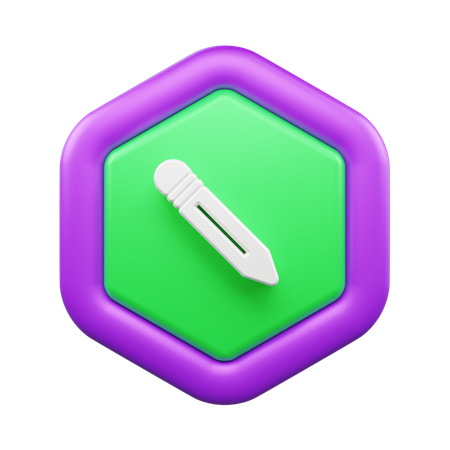 Stylo  3D Icon