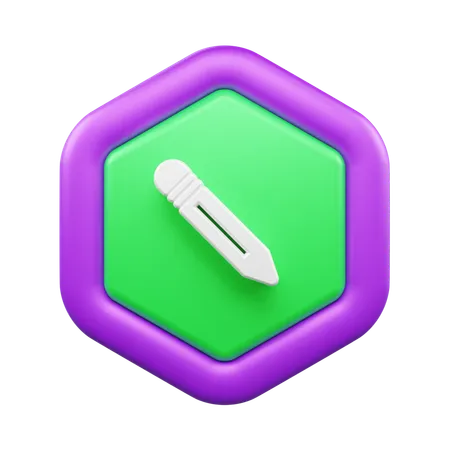 Stylo  3D Icon