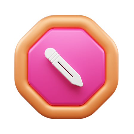 Stylo  3D Icon