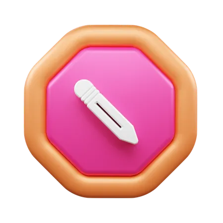 Stylo  3D Icon