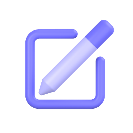 Stylo  3D Icon