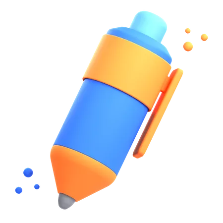 Stylo  3D Icon