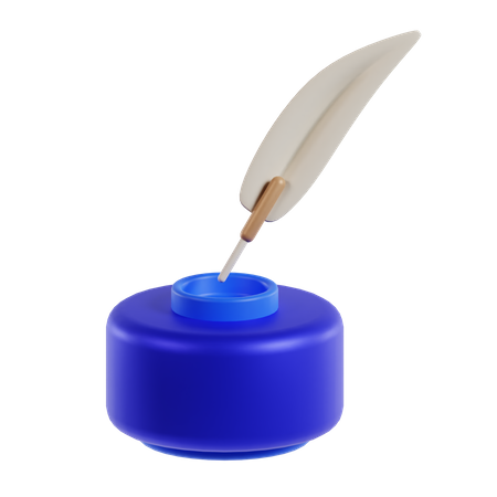 Stylo à encre  3D Icon