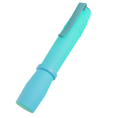 Stylo lampe de poche médicale 3D Icon