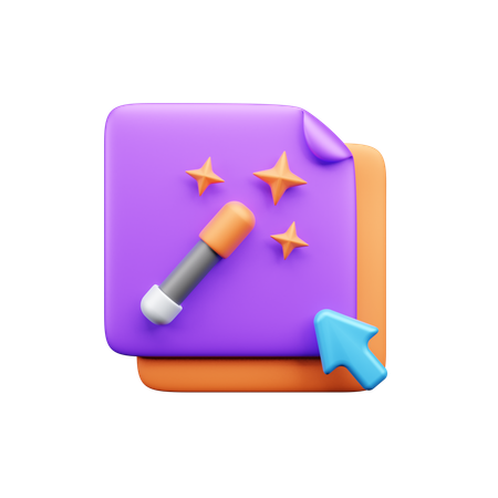 Stylo magique  3D Icon