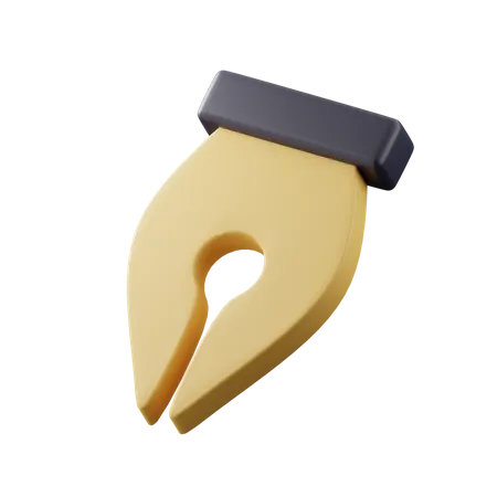 Curseur de l'outil Plume  3D Illustration