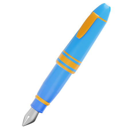 Stylo plume  3D Icon