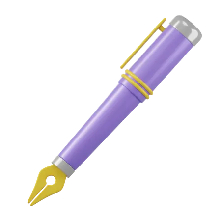 Stylo plume  3D Icon