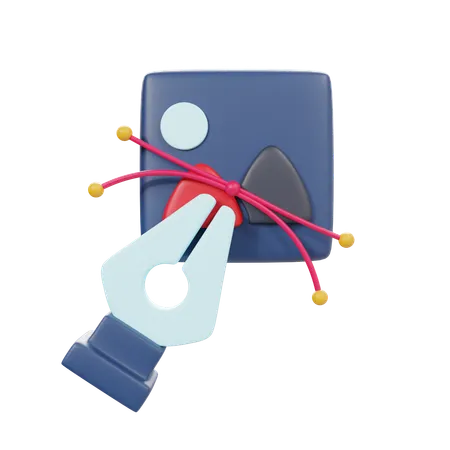 Stylo plume  3D Icon