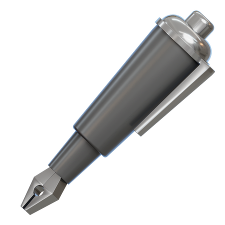 Stylo plume  3D Icon