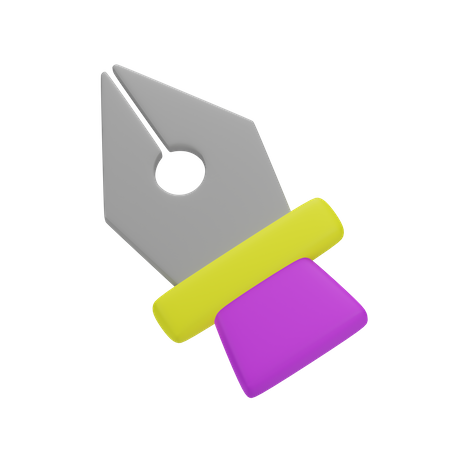 Stylo plume  3D Icon