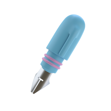 Stylo plume  3D Icon