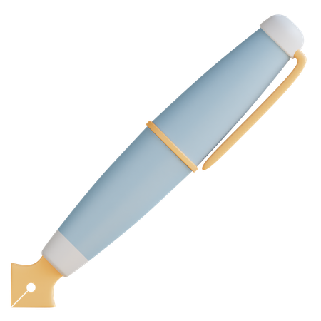 Stylo plume  3D Icon