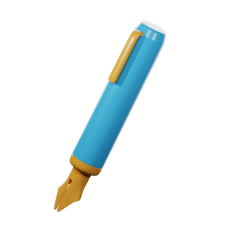 Stylo plume  3D Icon