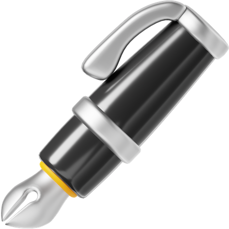 Stylo plume  3D Icon