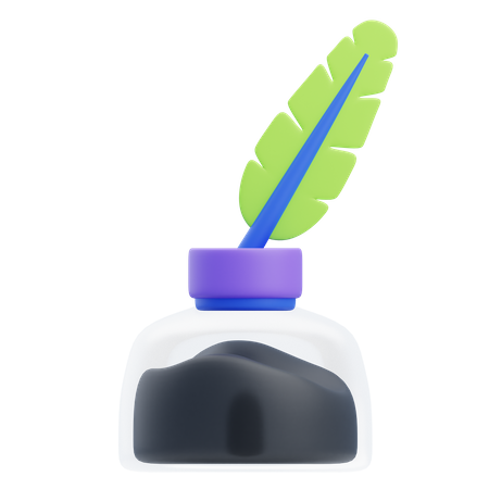 Stylo plume  3D Icon