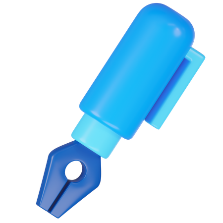 Stylo plume  3D Icon
