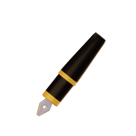 Stylo plume  3D Icon