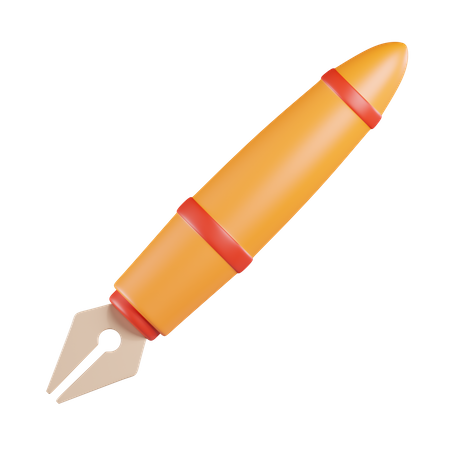 Stylo plume  3D Icon