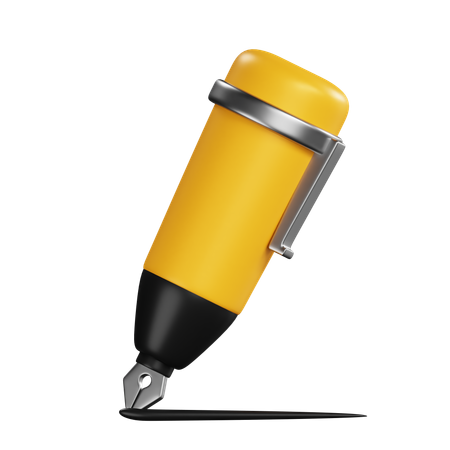 Stylo plume  3D Icon