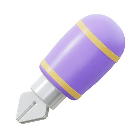 Stylo plume  3D Icon