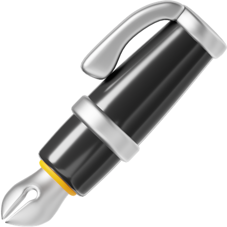 Stylo plume  3D Icon