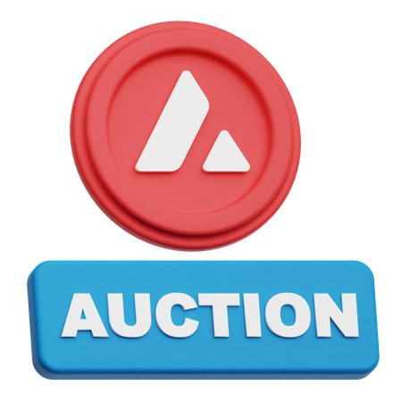 Subasta de avalancha  3D Icon