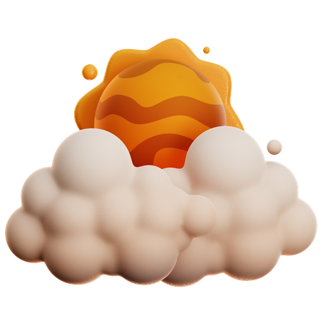 Subida soleada  3D Icon
