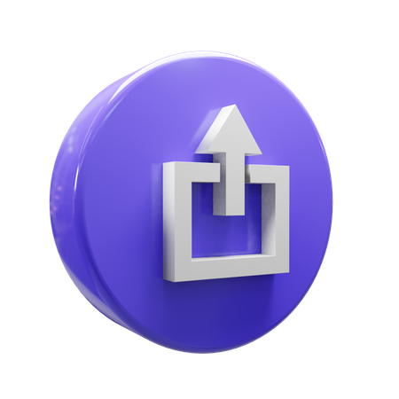 Subir  3D Icon