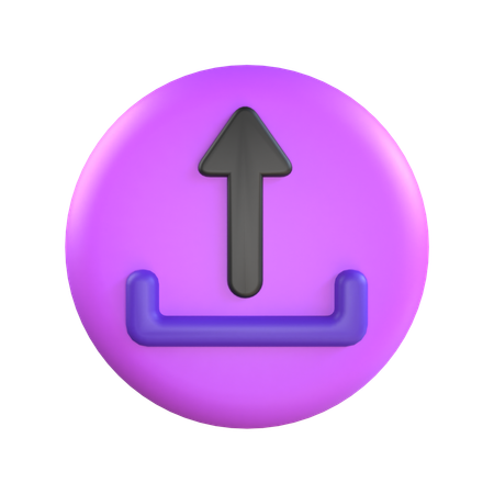 Subir  3D Icon