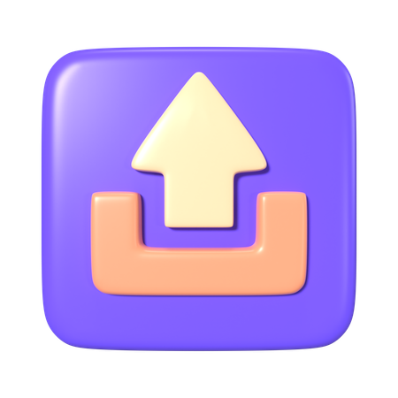 Subir  3D Icon