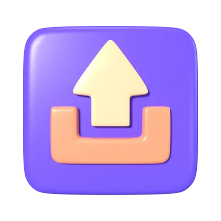 Subir  3D Icon