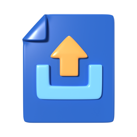 Subir  3D Icon