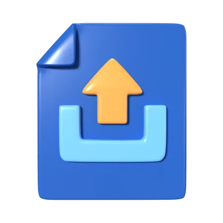 Subir  3D Icon