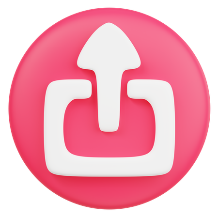 Subir  3D Icon