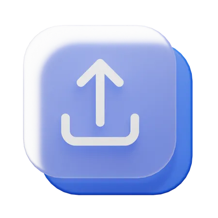 Subir  3D Icon