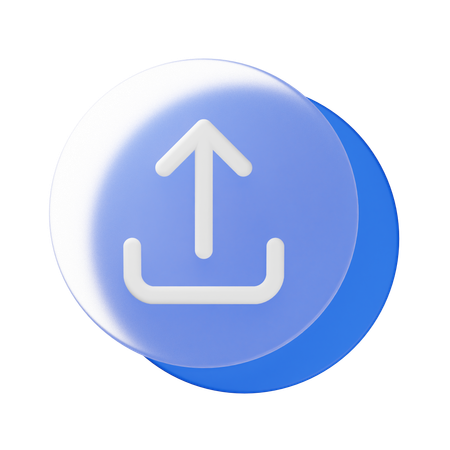 Subir  3D Icon