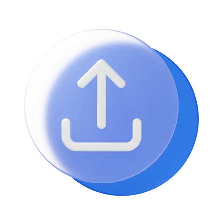 Subir  3D Icon