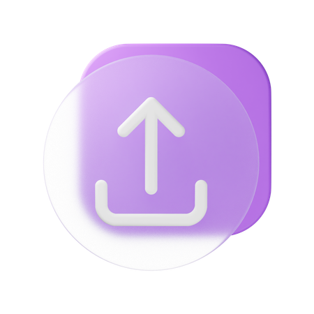 Subir  3D Icon