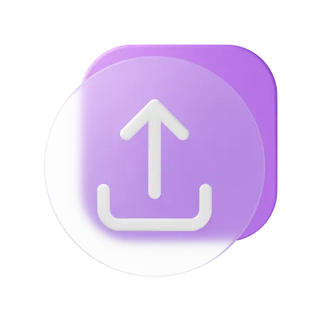 Subir  3D Icon