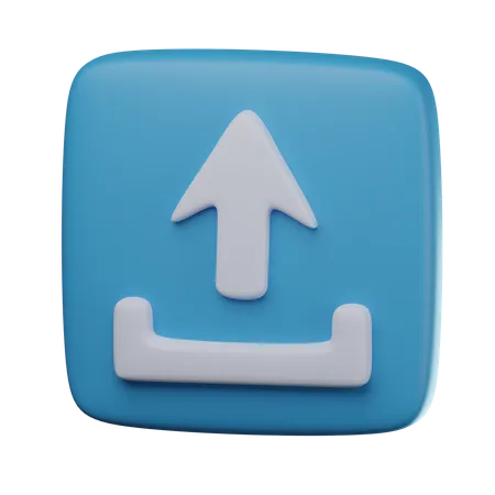 Subir  3D Icon