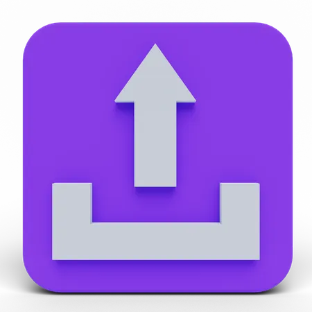 Subir  3D Icon