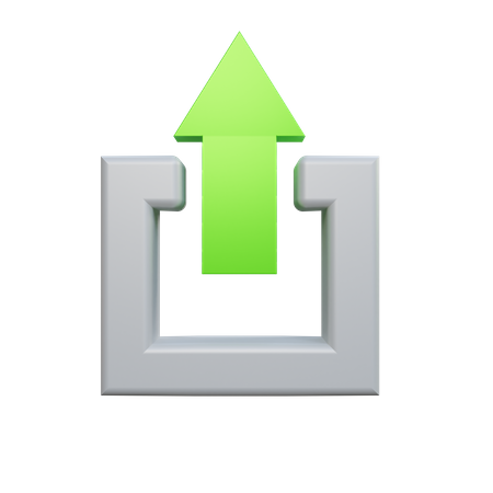 Subir  3D Icon