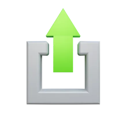 Subir  3D Icon