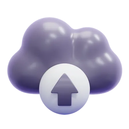 Subir a la nube  3D Icon