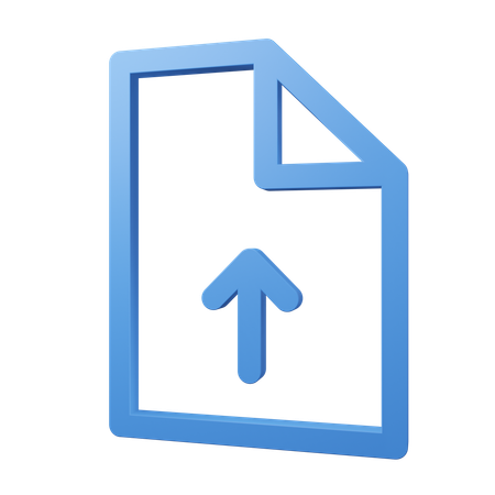 Subir archivo  3D Icon