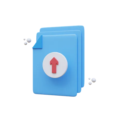 Subir archivo  3D Icon